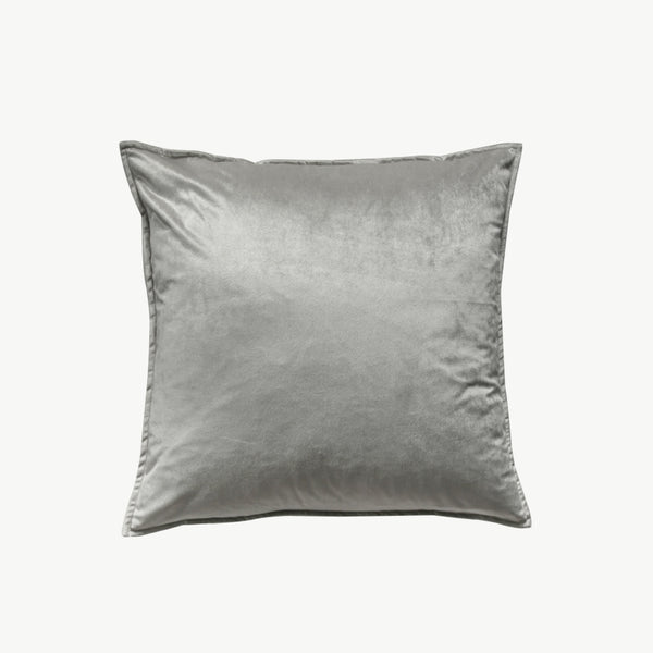 Ville Velvet Cushion - Silver