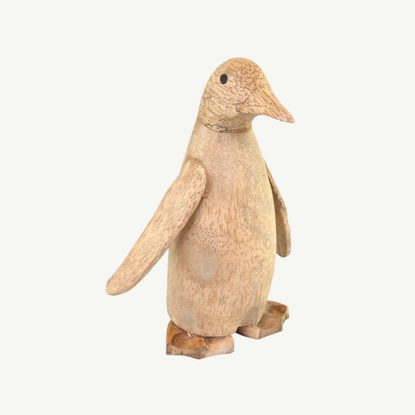 Small Wooden Penguin