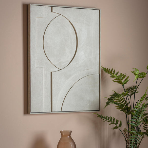 Abstract Relief Wall Art