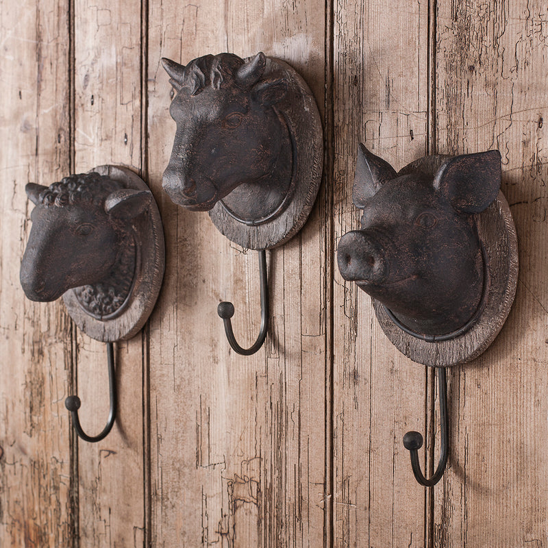 Cow Head Hook - Bronze
