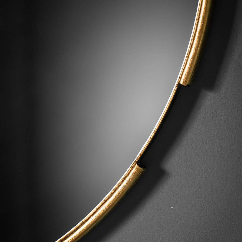 Fitzroy Round Mirror - Gold