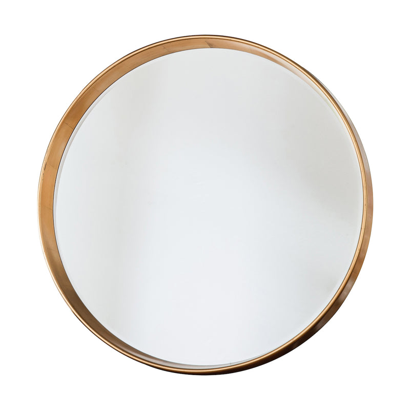 Harvey Round Mirror - Gold