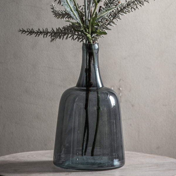 Izura Bottle Vase - Blue