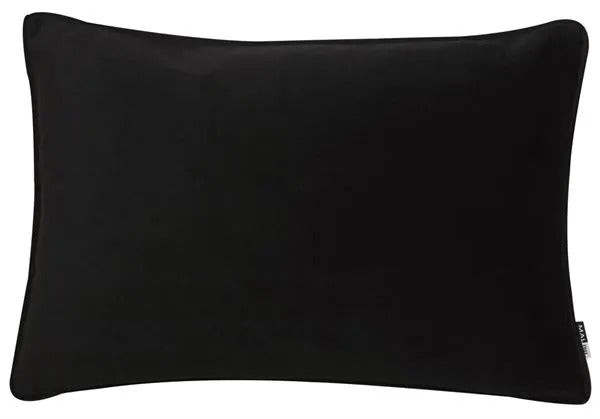 Luxe Rectangle Black Cushion