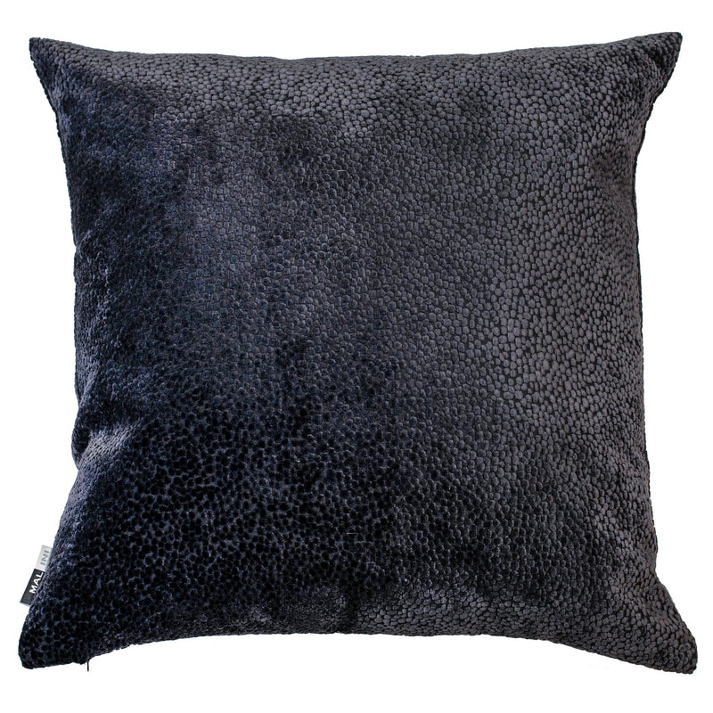 Cut Velvet Dots In Black Cushion