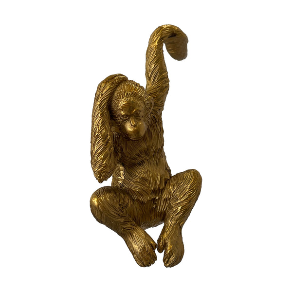 Orangutan Pot Hanger - Gold (Set of 2)