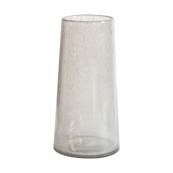 Perrel Bubble Glass Vase - Small Clear