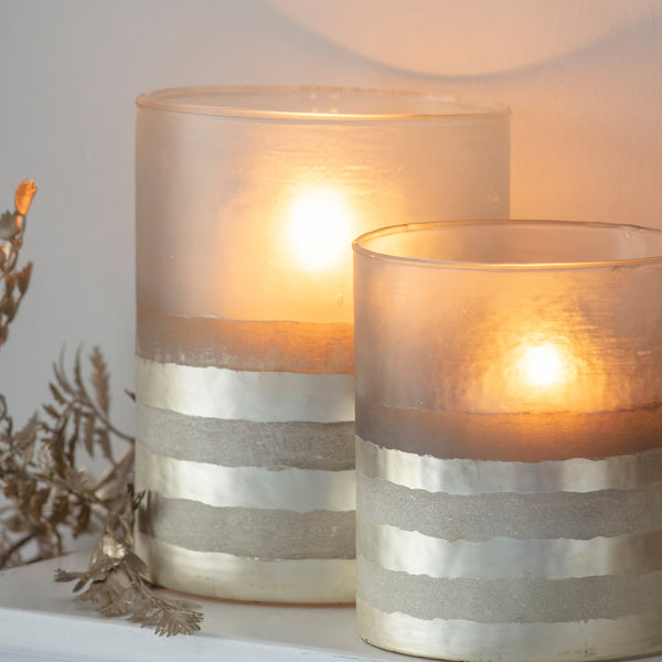 Poll Candle Holder - Grey