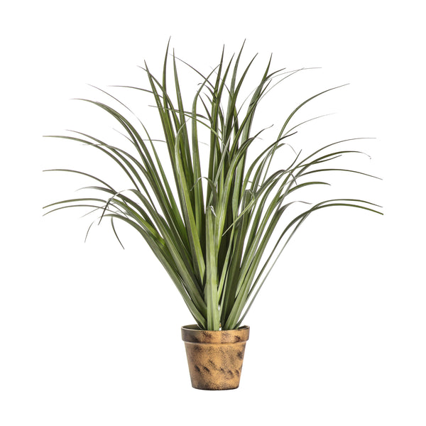 Faux Potted Dracaena - Green