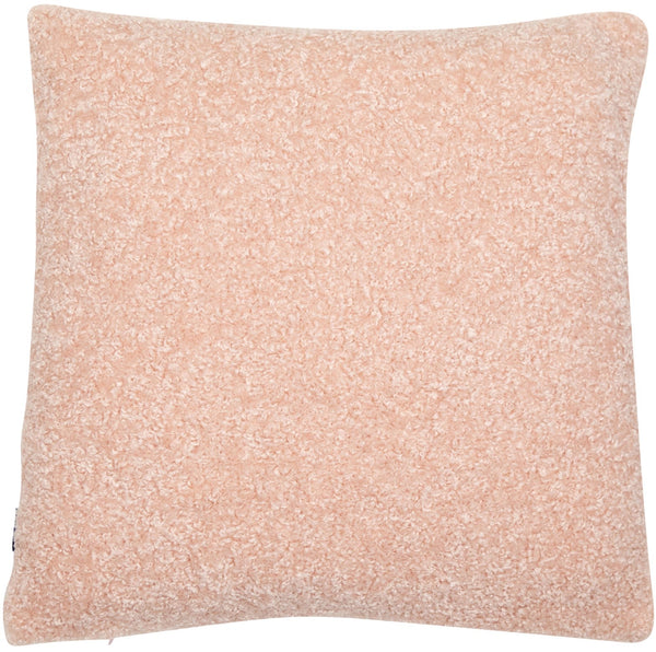 Textured Faux Fur Pink Cushion