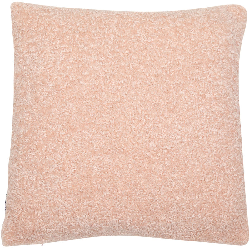 Textured Faux Fur Pink Cushion