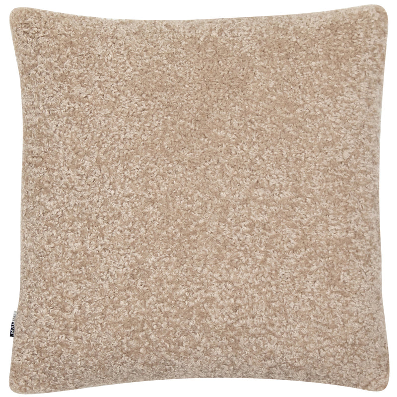 Textured Faux Fur Grey Cushion