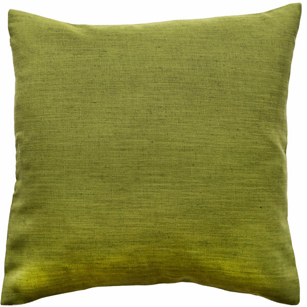 Olive Floral Water Colour On Recycle Cushion