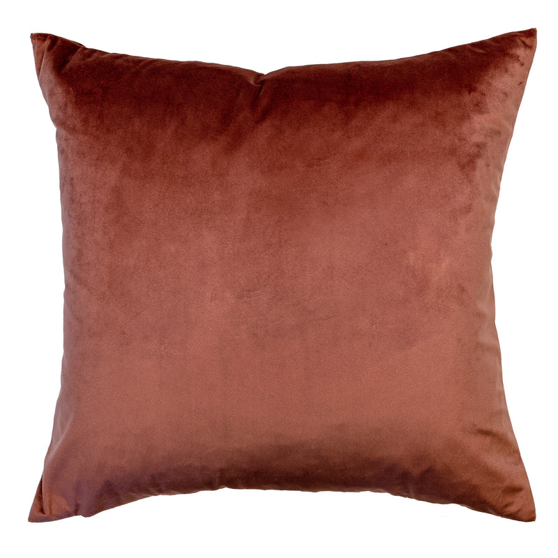 Abstract Printed Lines On Linen Rust Cushion