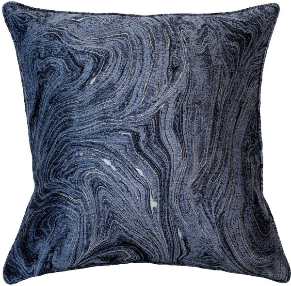 Marble Blue And Copper Cushion
