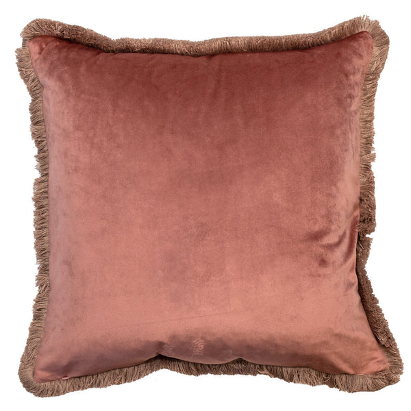 Rust Shades Of Abstract Flowers Cushion