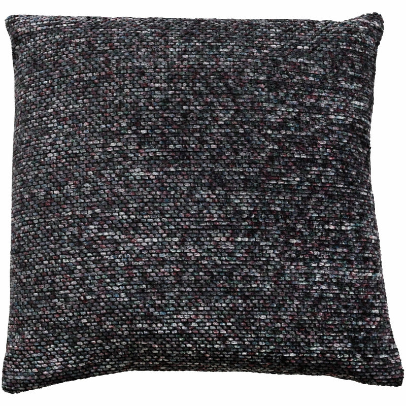 Ombre Chenille Squares With Velvet Bk Purple Cushion