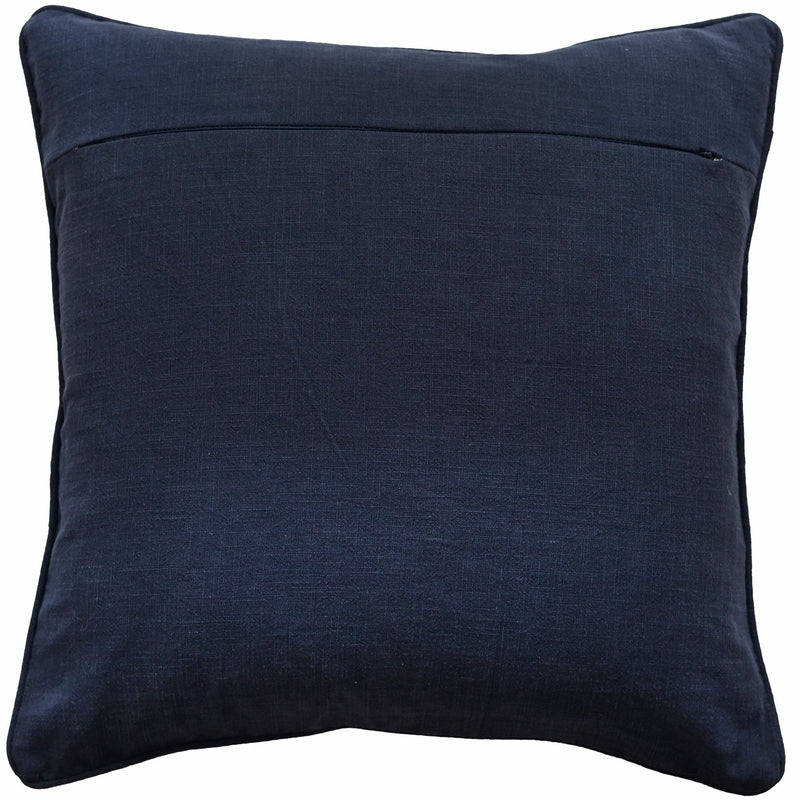 Emb Blue Birds With Trees Cushion