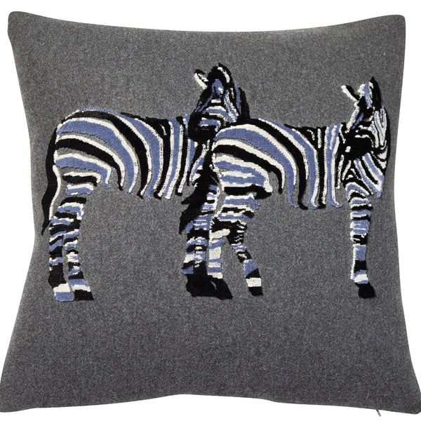 Applique Felt Zebra Cushion