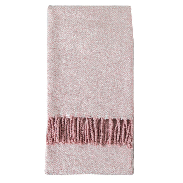 Soft Textured Throw - Pink