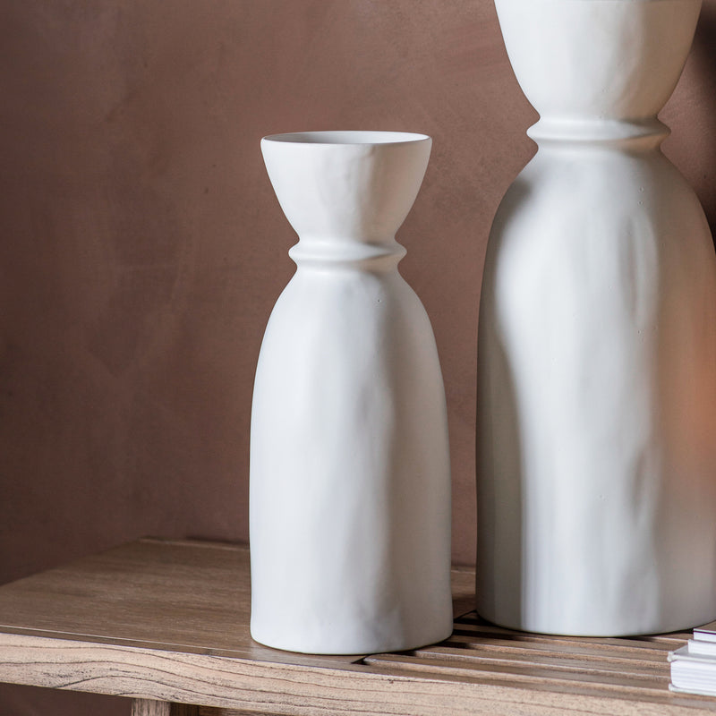 Takada Bottle Vase - White