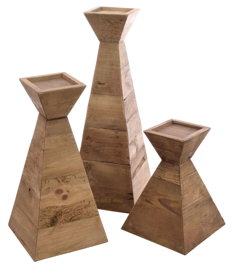Tall Pyramid Candle Stand
