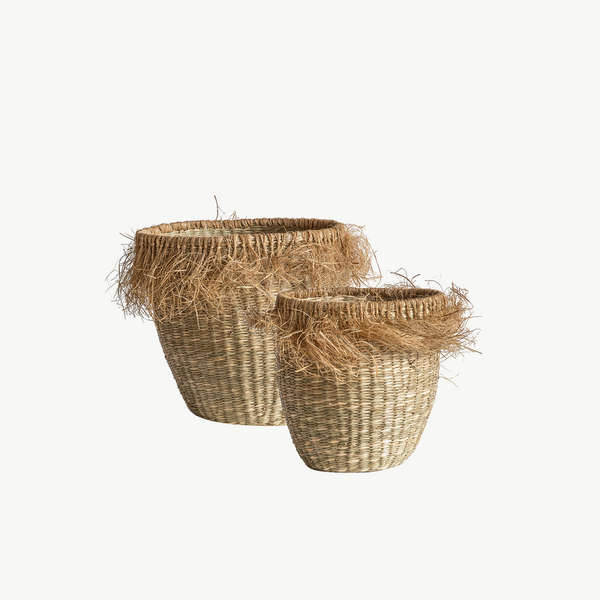 Ebobo Baskets - Natural (Set of 2)