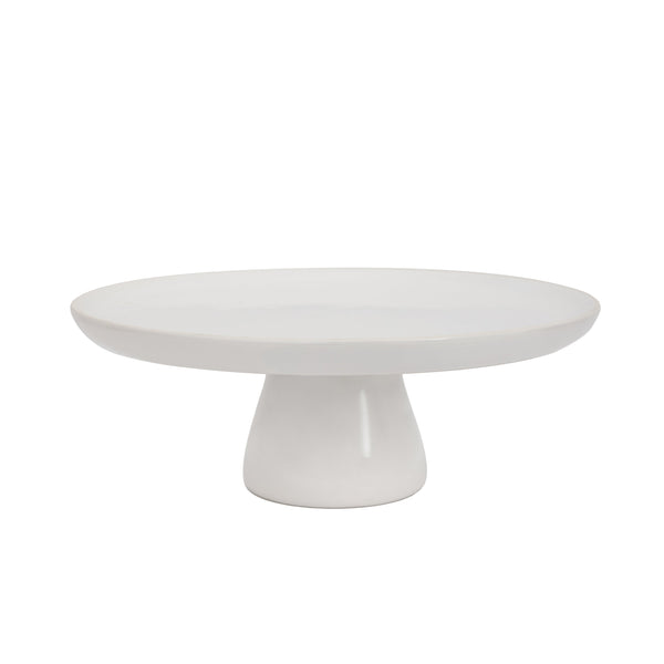 Bee Footed Cake Plate - White
