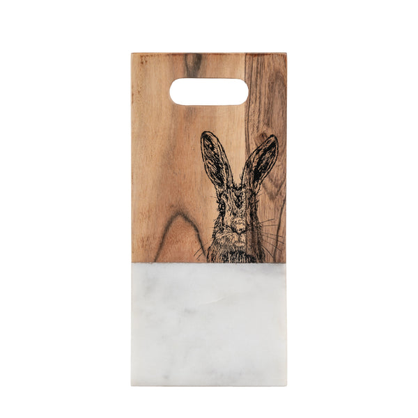 Hare Board Marble - White