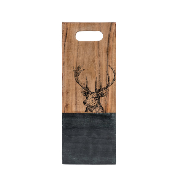 Stag Board Marble - Black