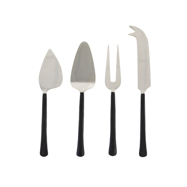 Soren Cheese Knife Set x4 - Black