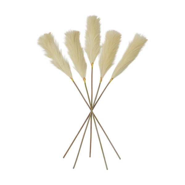 Goma Soft Feather Stem (5pk) - Ivory