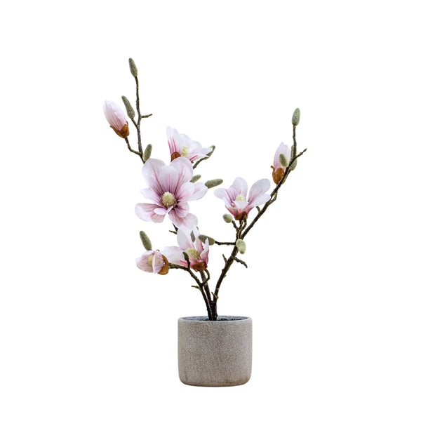 Potted Magnolia (real touch) - Light Pink