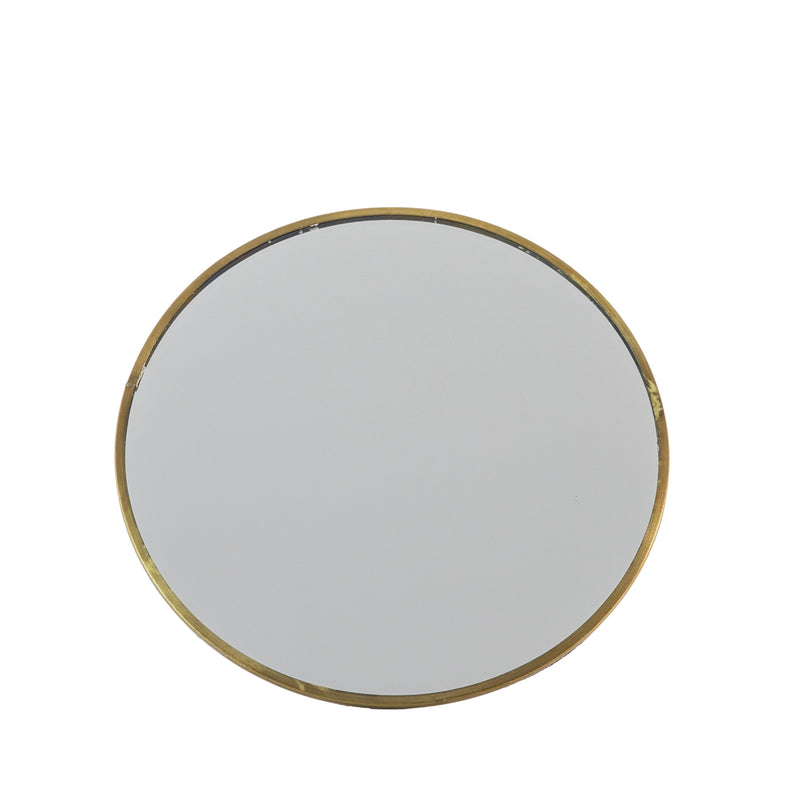 Nala Mirror with Stand - Antique Brass