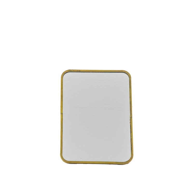 Nala Mirror with Stand - Antique Brass