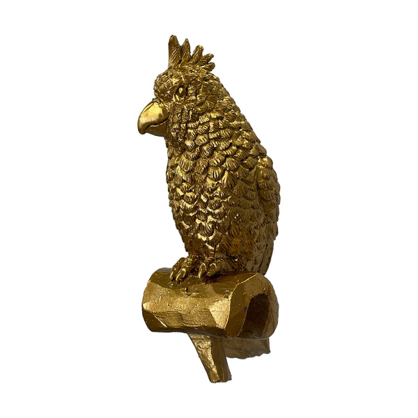 Levi Parrot Pot Hanger (2pk) - Gold