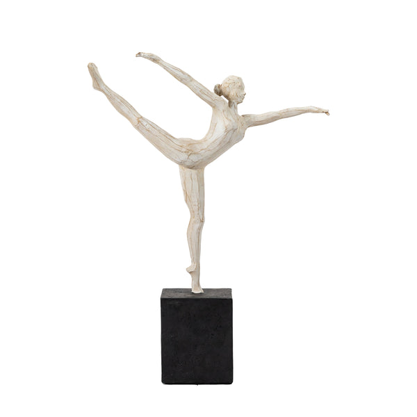 Ballerina Balance Sculpture - Black / White