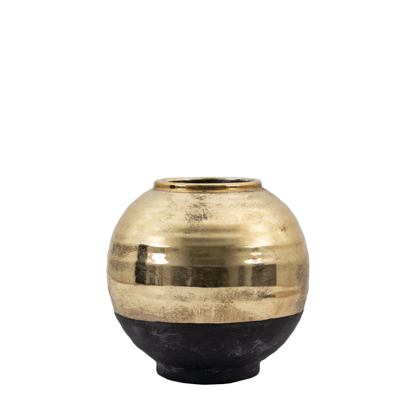 Glitz Vase - Black / Gold