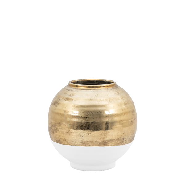 Glitz Vase - White / Gold