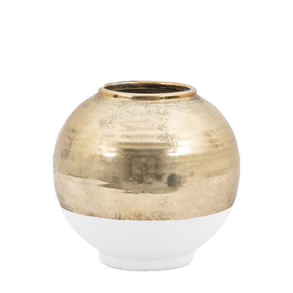 Glitz Vase - White / Gold