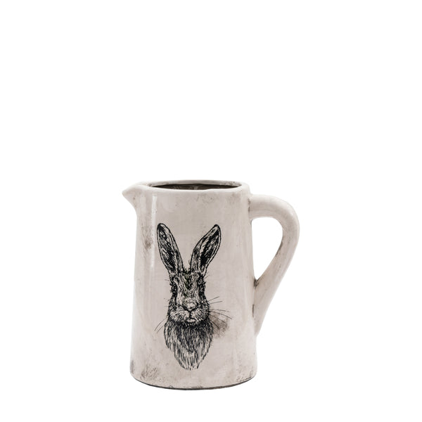 Hare Pitcher Vase - Distressed