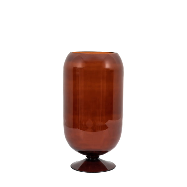 Flynn Vase - Clear / Amber