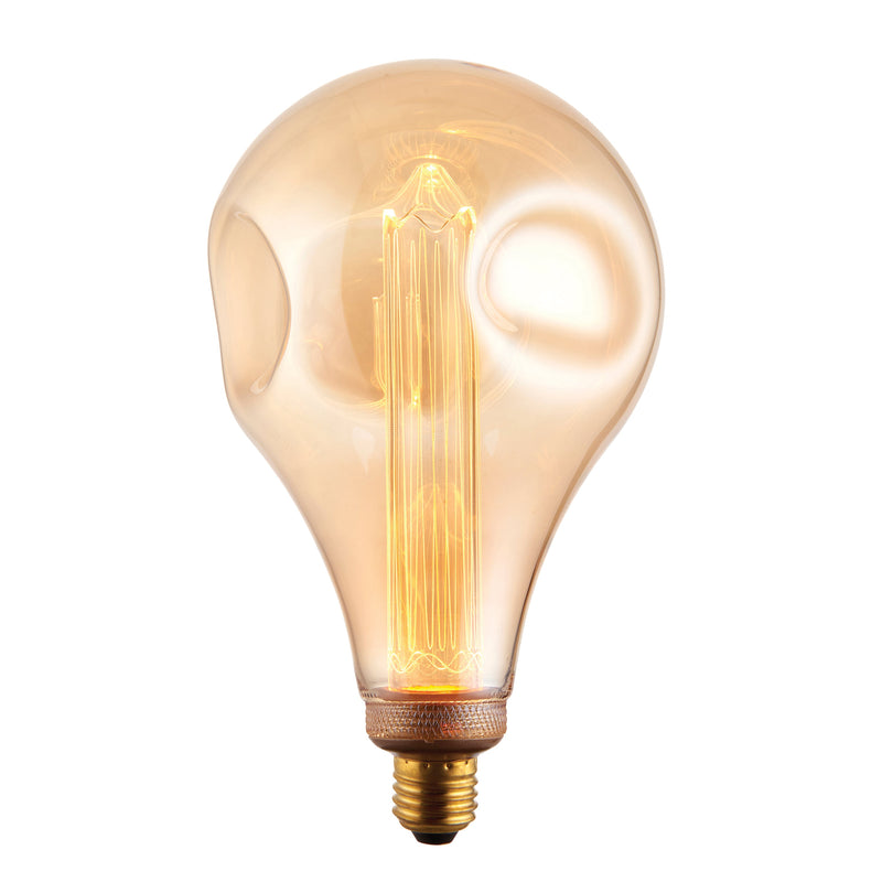 XL E27 LED Dimple Globe Warm - Amber