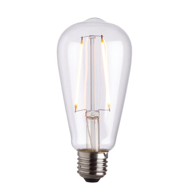 E27 LED Filament Pear ND - Clear