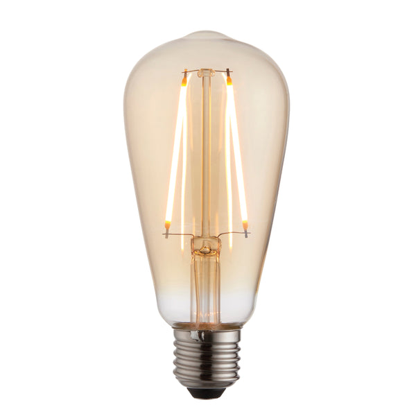 E27 LED Filament Pear ND - Amber