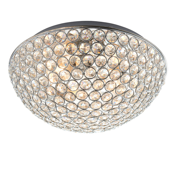 Chryla 3 Ceiling Lamp - Chrome / Clear