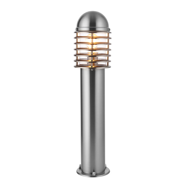 Louvre Floor Lamp - Stainless Steel / Clear