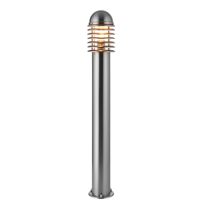 Louvre Floor Lamp - Stainless Steel / Clear