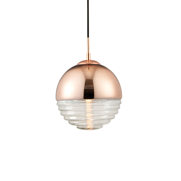 Paloma Pendant Light - Clear / Copper