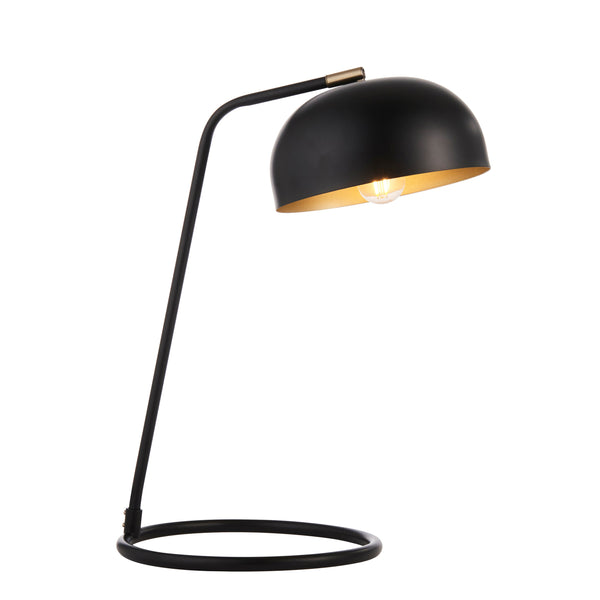Brair 1 Table Lamp - Antique Brass/Black